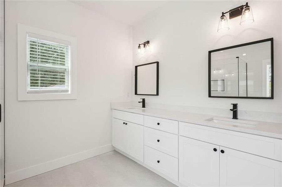 Furnished interior view inside a new home in , Atlanta (Image 8).