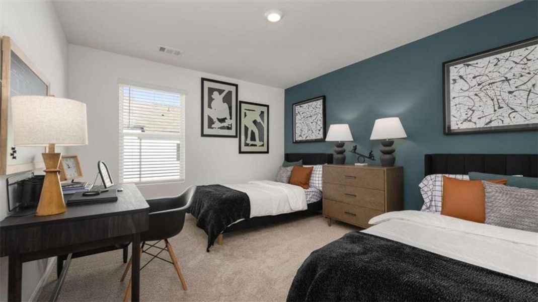 Furnished interior view inside a new home in Barrett Cove, Marietta (Image 7).