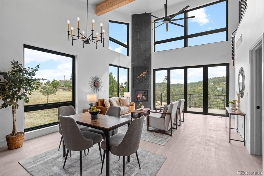 Furnished interior view inside a new home in , Bailey (Image 9).