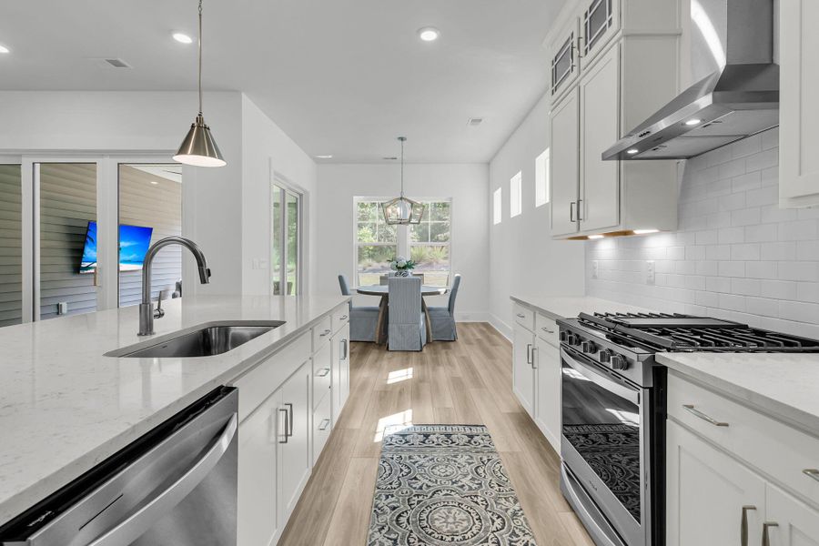 Furnished interior view inside a new home in Summerwind Crossing at Lakes of Cane Bay, Summerville (Image 31).