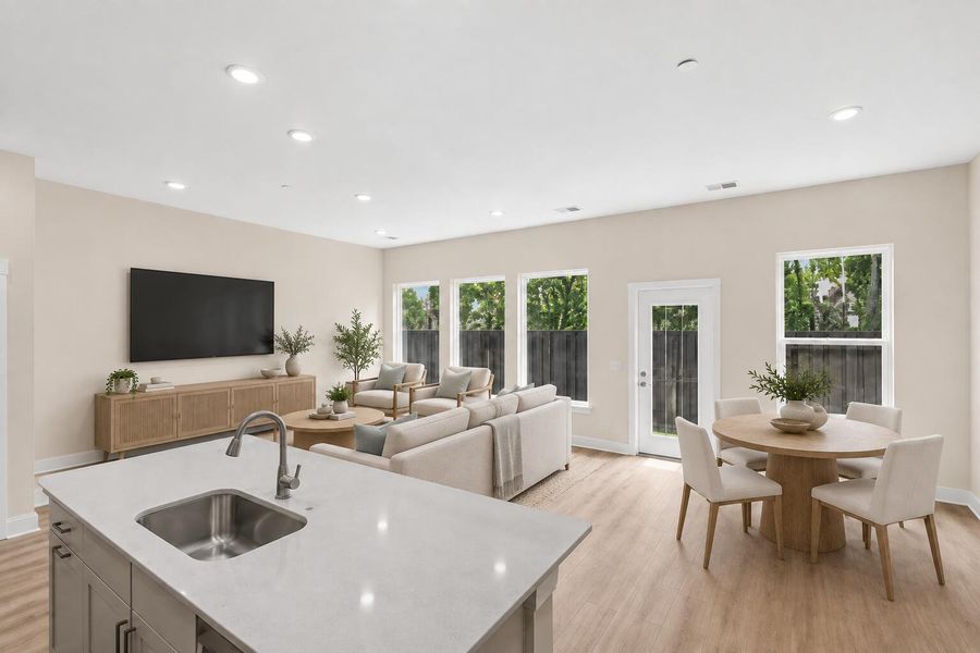 Furnished interior view inside a new home in , Charleston (Image 7).