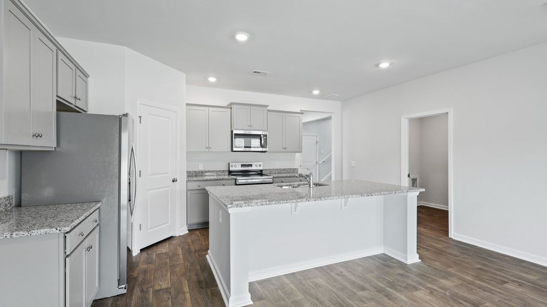 Representative furnished interior of a home built from the DARBY-EXP by D.R. Horton in Hillcrest, Ravenel (Image 6).