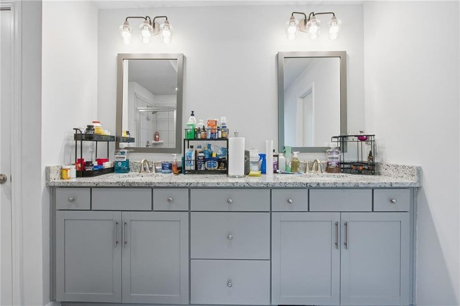 Furnished interior view inside a new home in , Newnan (Image 39).