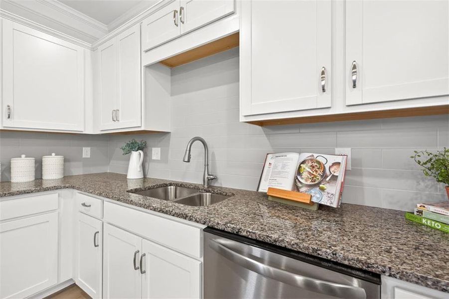 Furnished interior view inside a new home in Townes At The Stiles, Cartersville (Image 12).