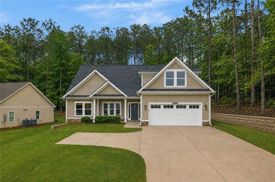 Front exterior of a new home in , Villa Rica, GA, highlighting curb appeal (Image 28).