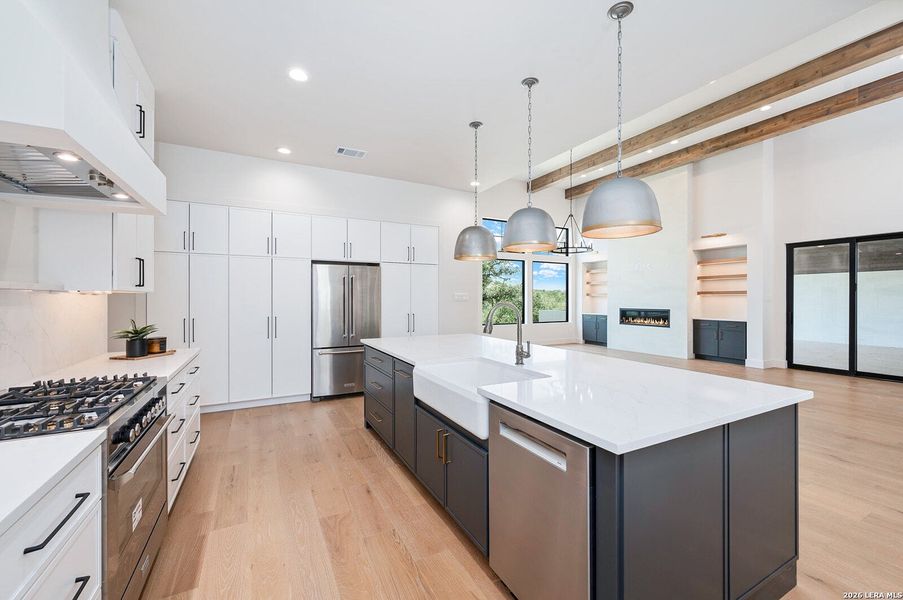 Furnished interior view inside a new home in , San Antonio (Image 15).