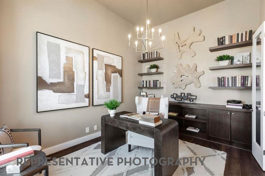 Furnished interior view inside a new home in Cambridge Crossing, Celina (Image 11).