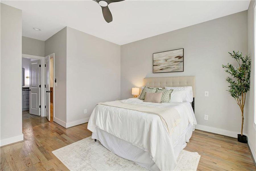 Furnished interior view inside a new home in , Atlanta (Image 21).