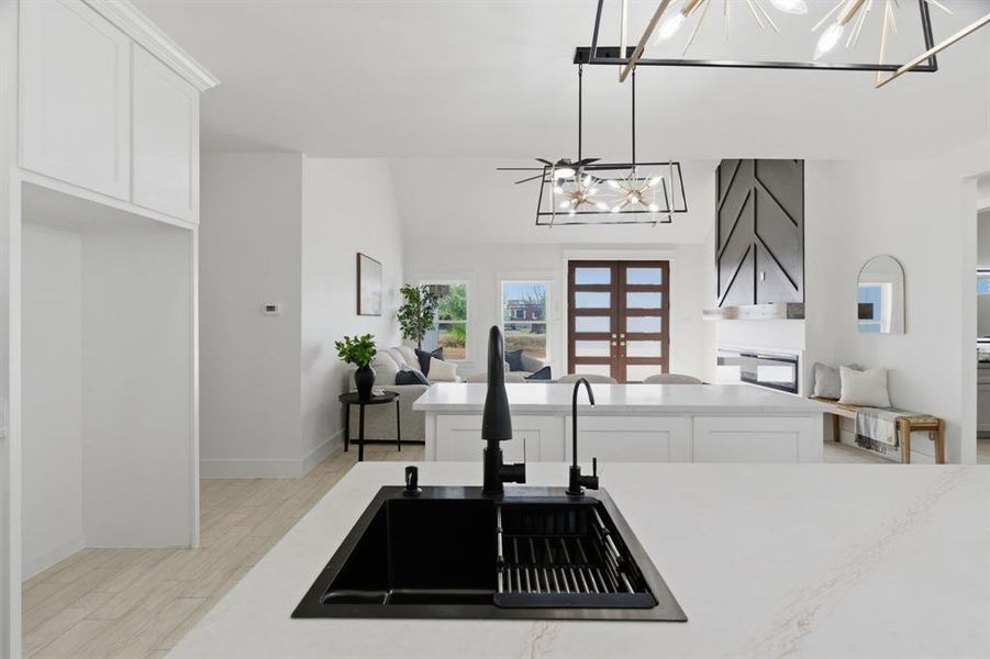 Furnished interior view inside a new home in , Joshua (Image 15).
