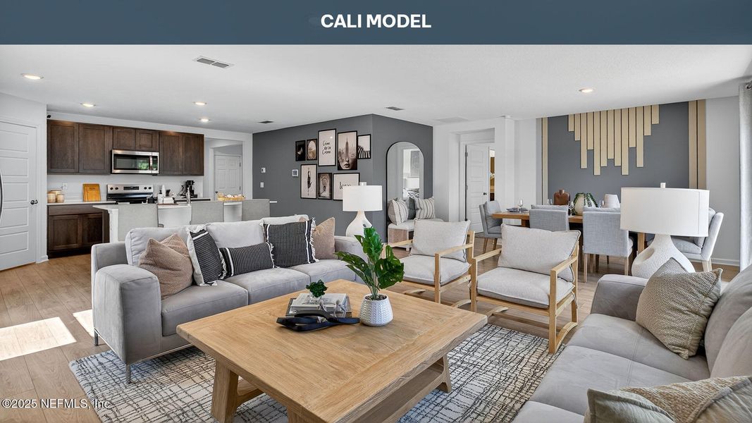 Furnished interior view inside a new home in Copes Landing, Jacksonville (Image 20).