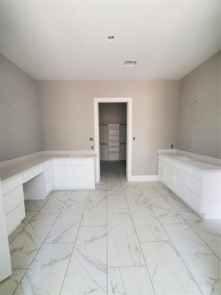 PRIMARY BATH FROM STAND ALONE SOAKING TUB PERSPECTIVE