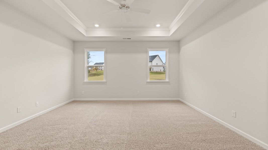 Spacious, unfurnished interior of a new home in The Gates at Pates Creek, Hampton (Image 17).