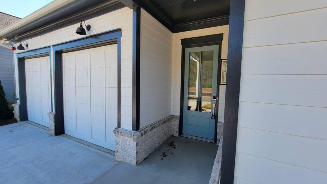 Exterior details and patio area of a home in The Reserve at Bells Ferry, Kennesaw (Image 35).