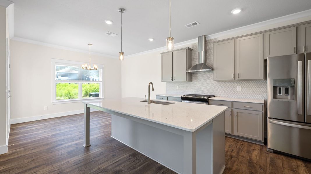 Furnished interior view inside a new home in Harbor Crest, Ooltewah (Image 5). Furnished interior view inside a new home in Harbor Crest, Ooltewah (Image 5).