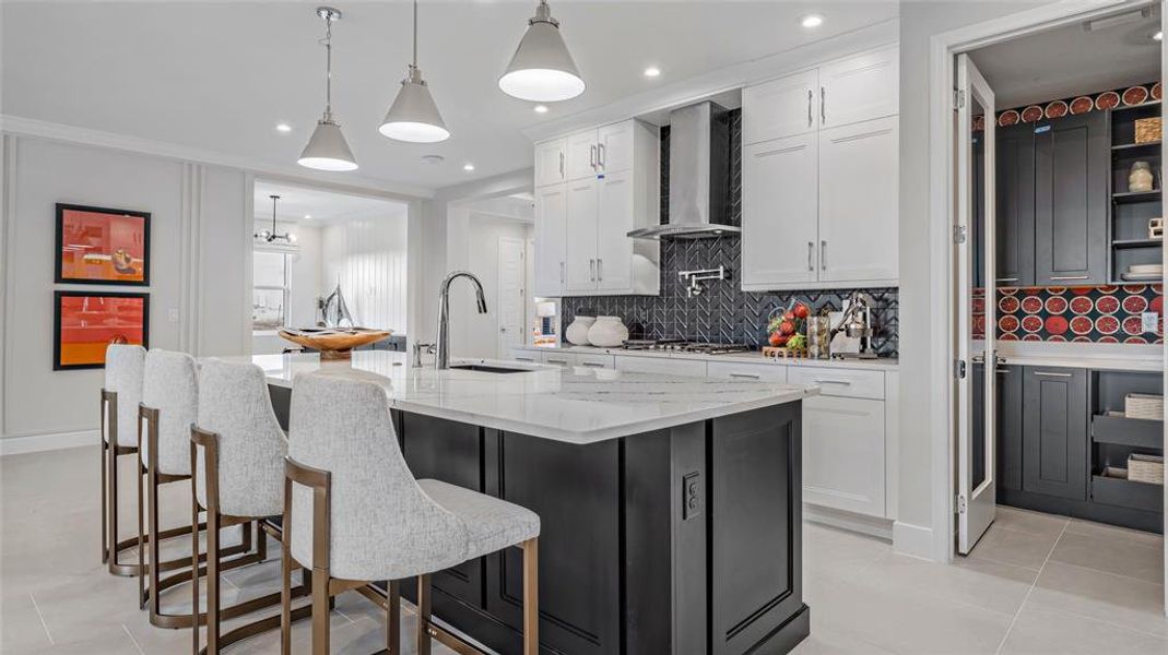 Furnished interior view inside a new home in Cresswind at Lake Harris, Tavares (Image 13).