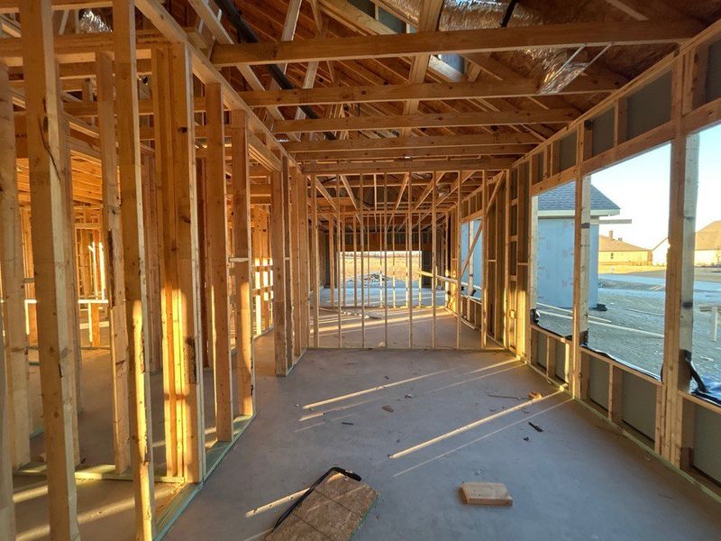 In-progress construction of a new home in Creekview Addition, Van Alstyne, TX (Image 6).