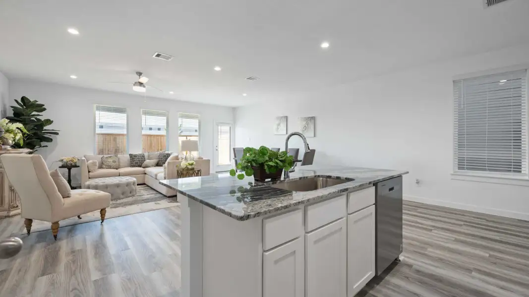 Representative furnished interior of a home built from the Arlo by D.R. Horton in Alexander Townhomes, Pearland (Image 9). Representative furnished interior of a home built from the Arlo by D.R. Horton in Alexander Townhomes, Pearland (Image 9).