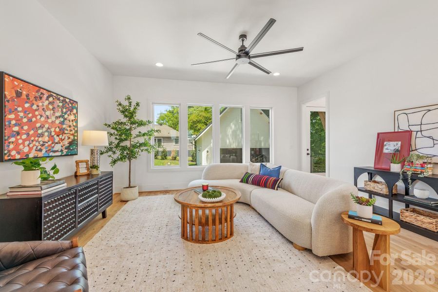 Furnished interior view inside a new home in , Charlotte (Image 27).