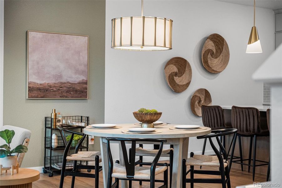 Furnished interior view inside a new home in , Arvada (Image 42).