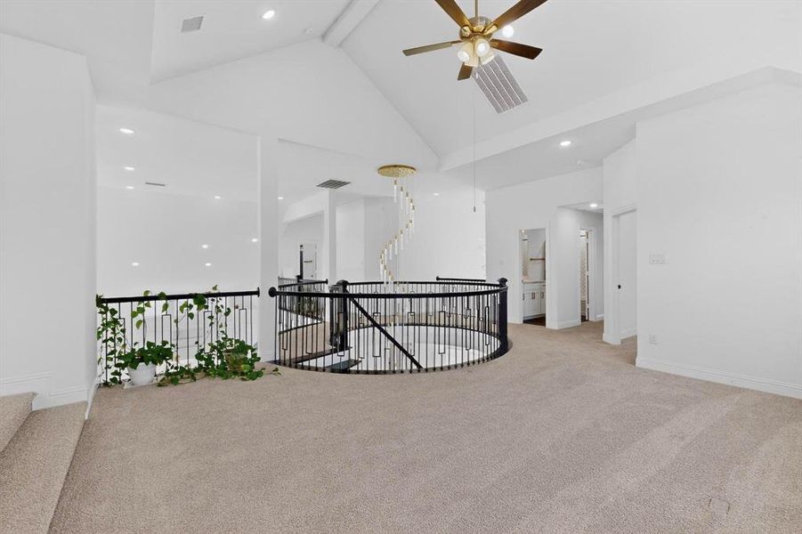 Game room leading to Media Room