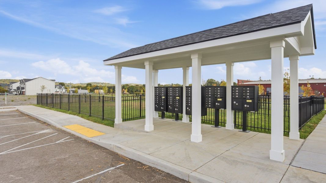 Community mailbox area