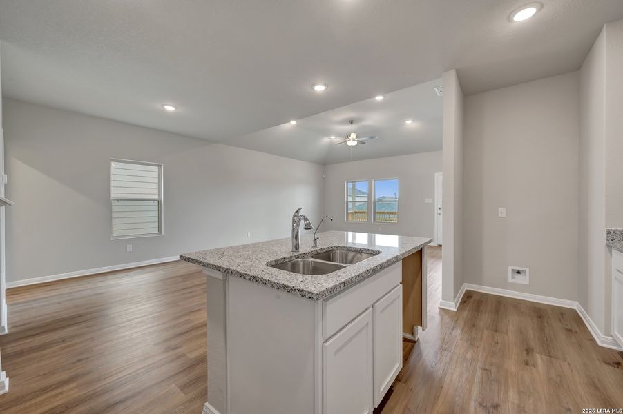 Furnished interior view inside a new home in Hunters Ranch, San Antonio (Image 18).