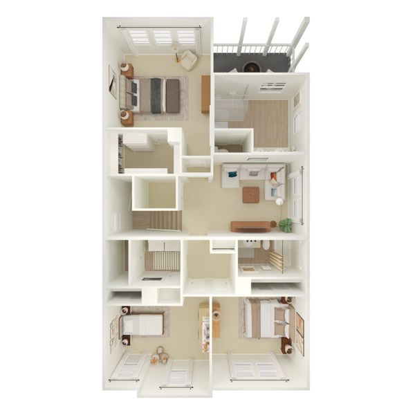 2D floor plan layout for the Tybee by K. Hovnanian® Homes in Willow Pond, Mount Pleasant, SC (Image 10). 2D floor plan layout for the Tybee by K. Hovnanian® Homes in Willow Pond, Mount Pleasant, SC (Image 10).
