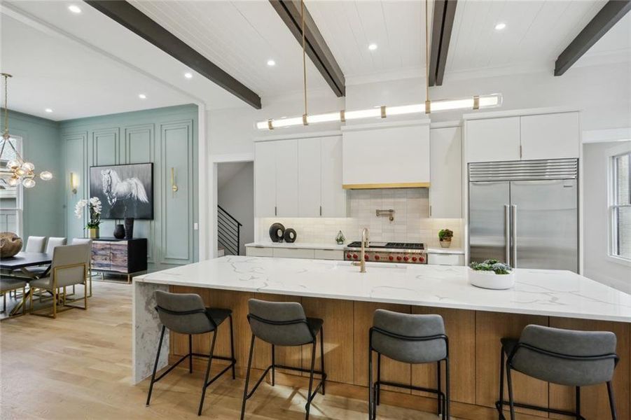 Furnished interior view inside a new home in , Atlanta (Image 8).