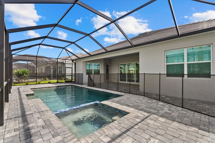 Exterior details and patio area of a home in Calusa Country Club, Lakewood Ranch (Image 18).