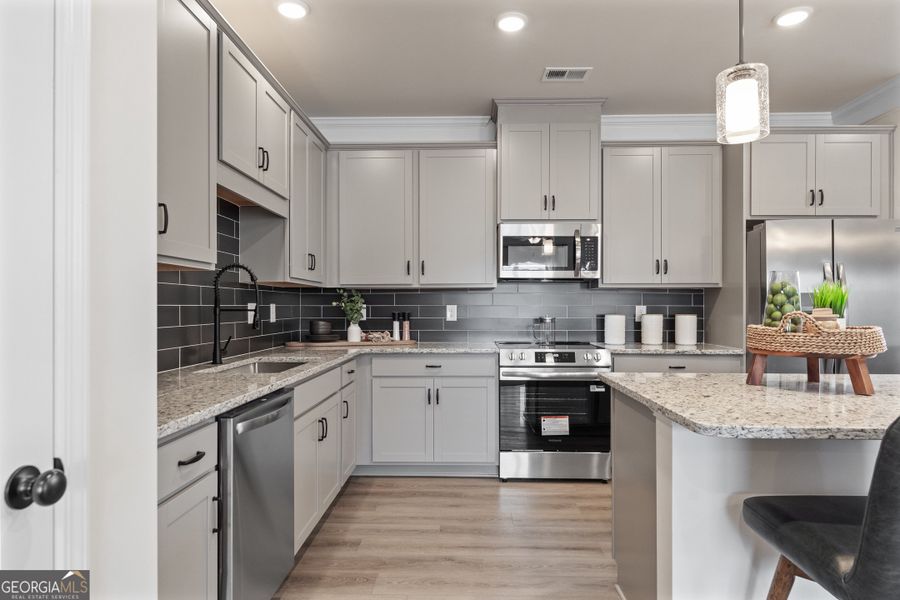 Furnished interior view inside a new home in Glendale Towns, Conyers (Image 13).