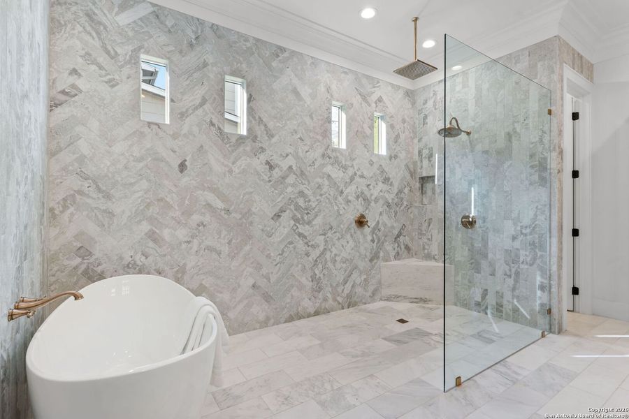 Furnished interior view inside a new home in , Terrell Hills (Image 11).