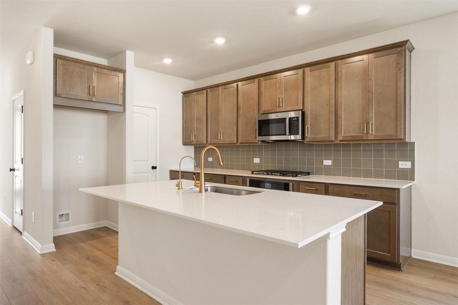 Furnished interior view inside a new home in Patterson Ranch, Georgetown (Image 18).
