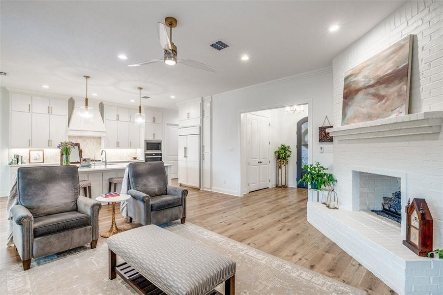 Furnished interior view inside a new home in Whitestone Heights, Benbrook (Image 19).