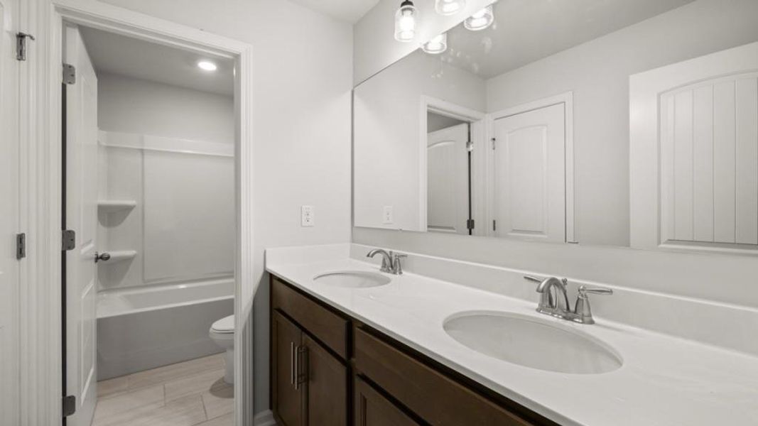 Furnished interior view inside a new home in Butner Estates, South Fulton (Image 9). Furnished interior view inside a new home in Butner Estates, South Fulton (Image 9).