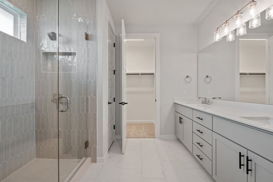 Furnished interior view inside a new home in Arbor Collection at Lariat, Liberty Hill (Image 13). Furnished interior view inside a new home in Arbor Collection at Lariat, Liberty Hill (Image 13).