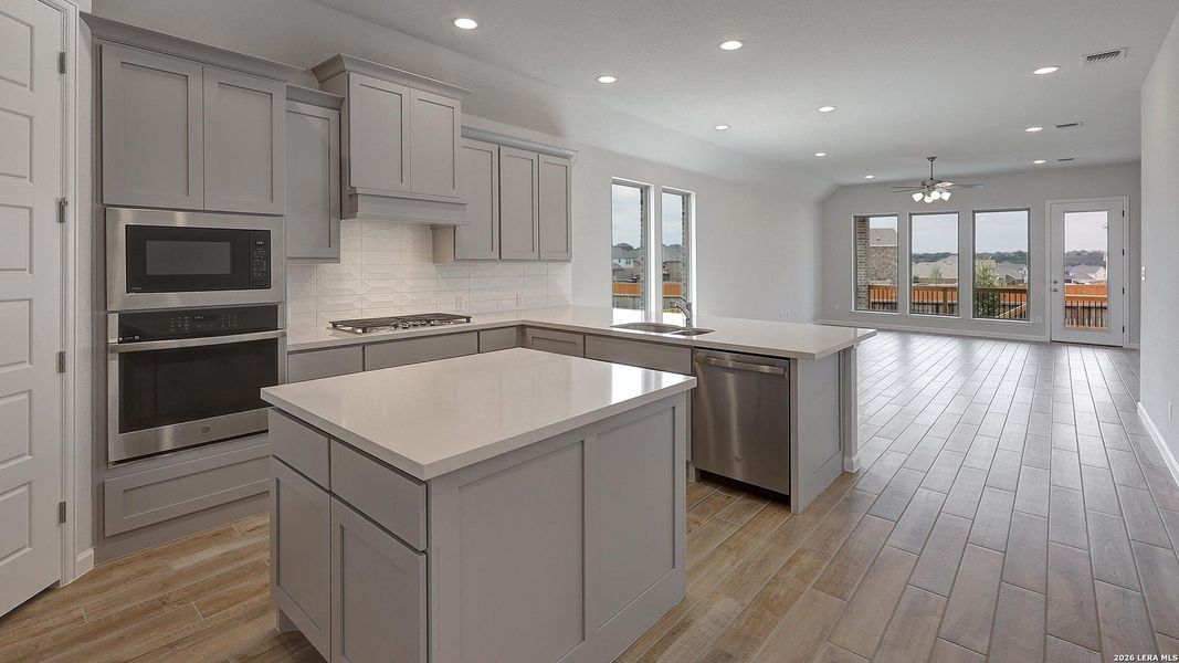 Furnished interior view inside a new home in Arcadia Ridge, San Antonio (Image 7).