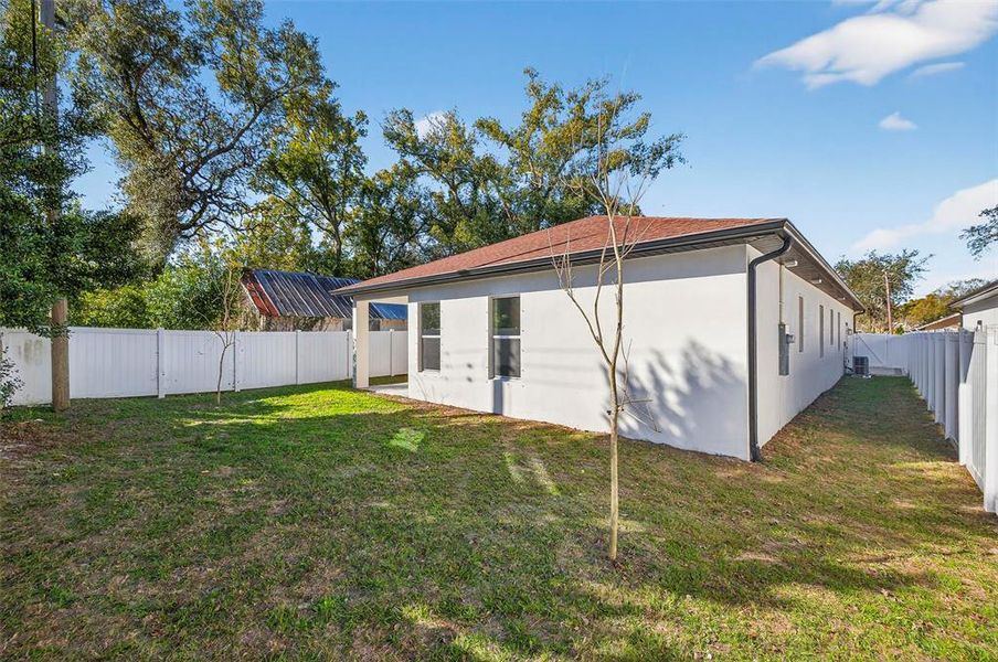 Exterior details and patio area of a home in , Tampa (Image 23). Exterior details and patio area of a home in , Tampa (Image 23).
