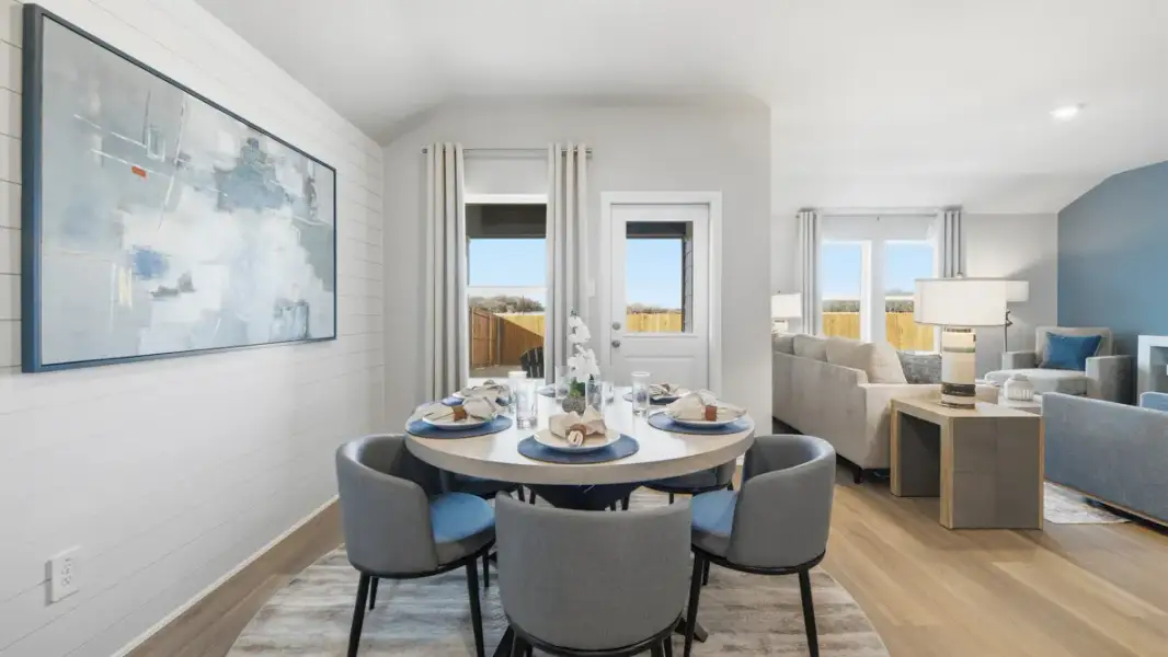 Furnished interior view inside a new home in Valley Brook, Fort Worth (Image 10).