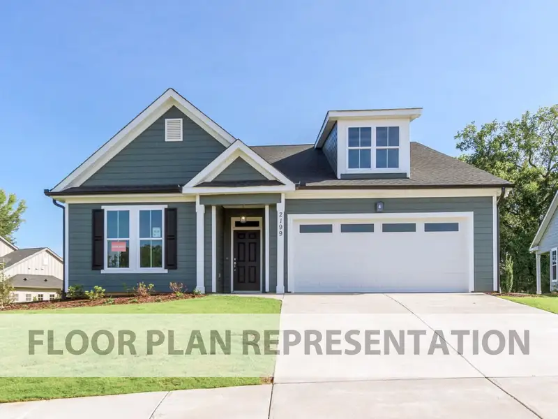 The Jamison Plan by Ivey Homes | Floor Plan Representation - Elevation A