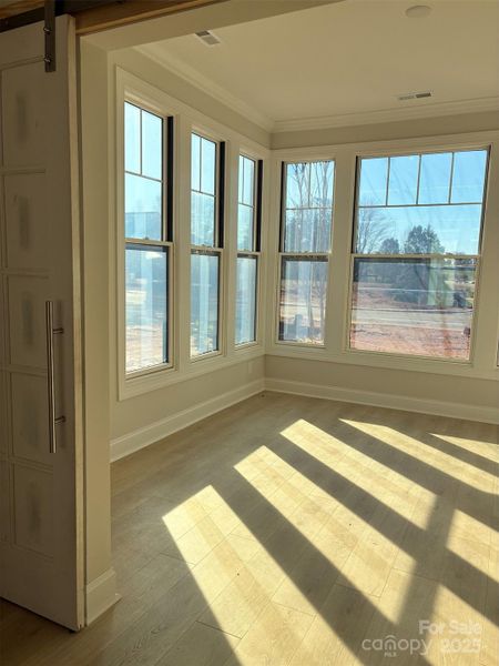 Spacious, unfurnished interior of a new home in The Courtyards at Hodges Farm, Charlotte (Image 11). Spacious, unfurnished interior of a new home in The Courtyards at Hodges Farm, Charlotte (Image 11).