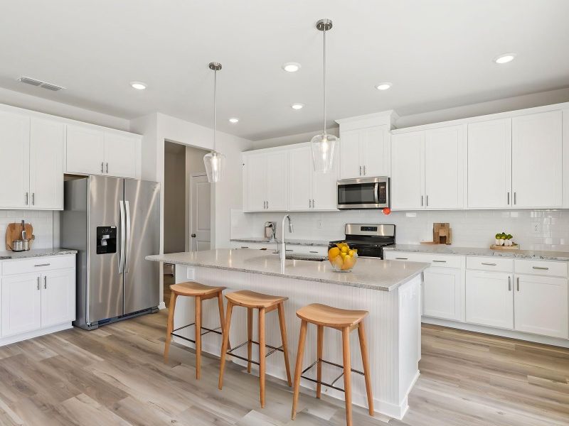 Furnished interior view inside a new home in Moss Farms, Lula (Image 5).