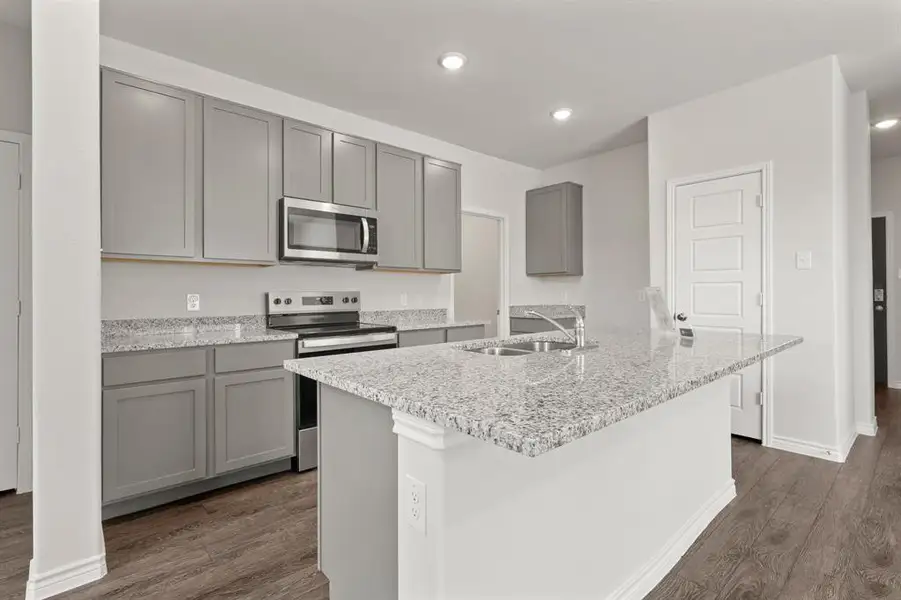Furnished interior view inside a new home in Burgess Meadows, Cleburne (Image 7). Furnished interior view inside a new home in Burgess Meadows, Cleburne (Image 7).