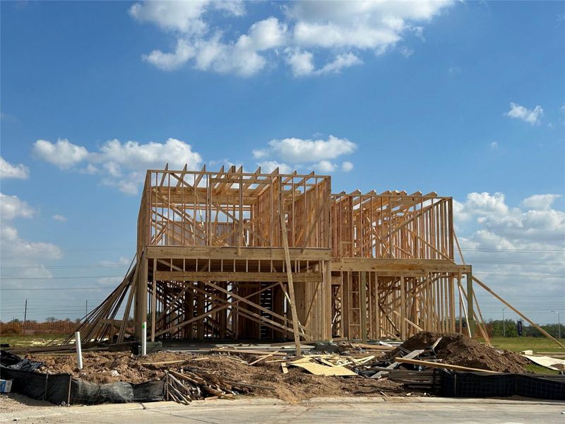 In-progress construction of a new home in Paloma at Sanford Farms, Waller, TX (Image 23).