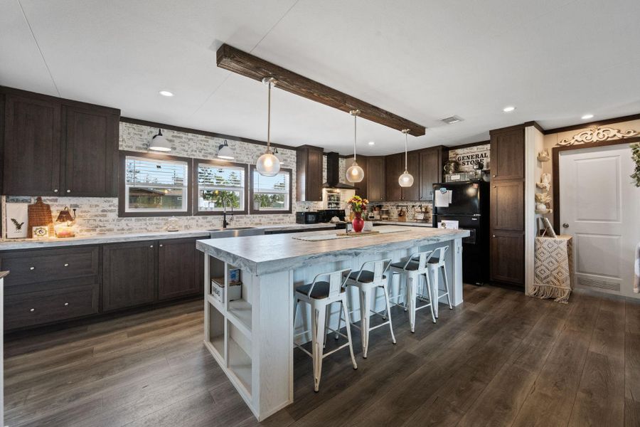 Kitchen is definitely the heart of the home where friends and family can gather.