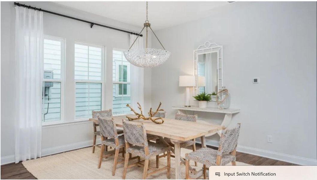 Furnished interior view inside a new home in Heron's Walk at Summers Corner: Row - Elevated Collection, Summerville (Image 7).