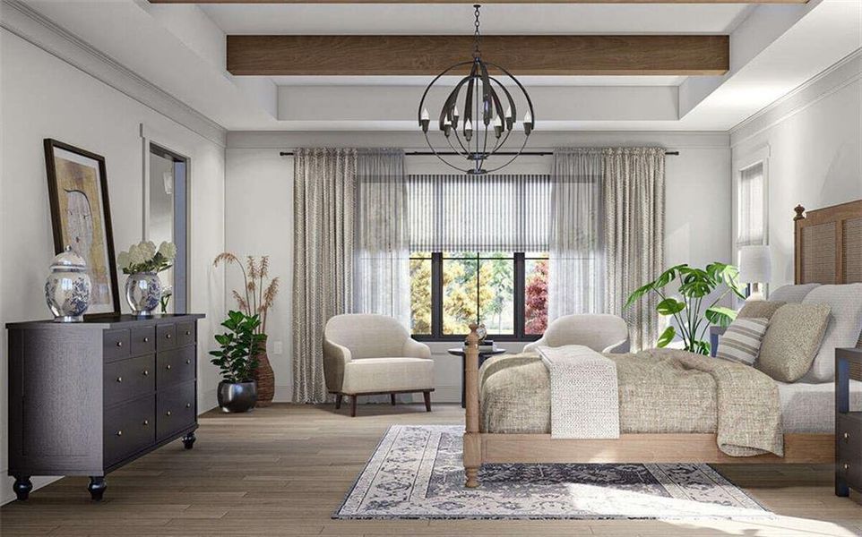 Furnished interior view inside a new home in , Marietta (Image 9).
