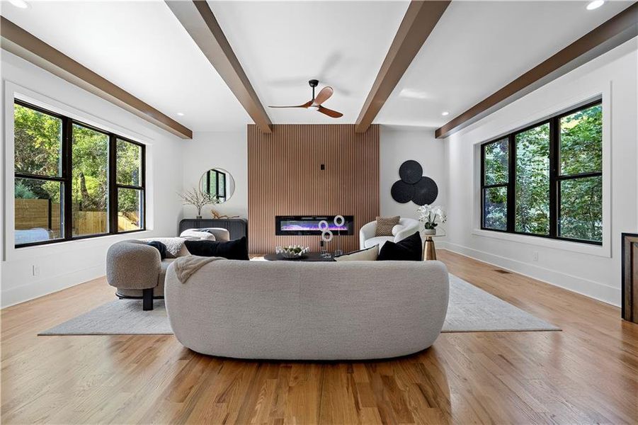 Furnished interior view inside a new home in , Atlanta (Image 42).