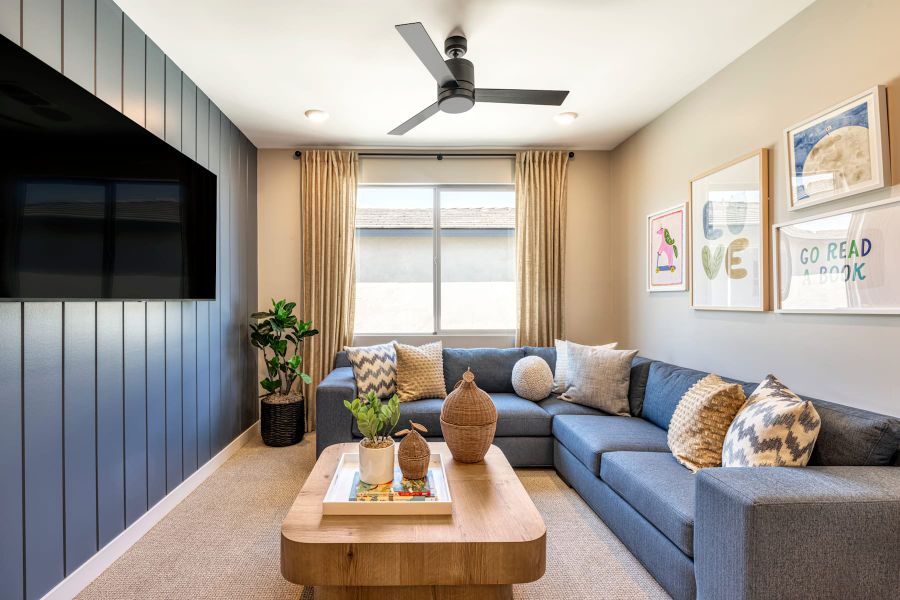 Representative furnished interior of a home built from the Tipton Plan 3507 by Tri Pointe Homes in Soleo, San Tan Valley (Image 12).
