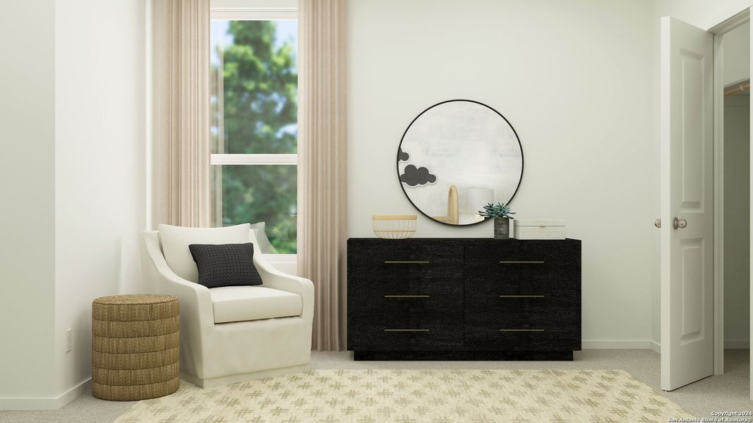 Furnished interior view inside a new home in Rose Valley, Converse (Image 25). Furnished interior view inside a new home in Rose Valley, Converse (Image 25).