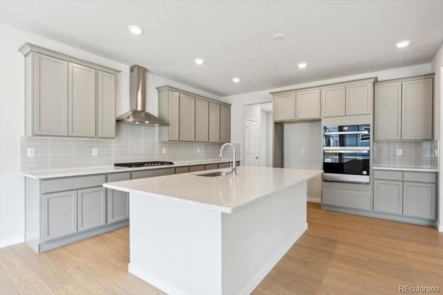 Furnished interior view inside a new home in Prestige Collection at Parkdale Commons, Lafayette (Image 9).